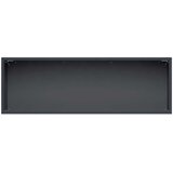  Vrtna saksija Antracit 60 x 20 x 20 cm Čelična vrata | shoptok.hr