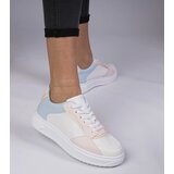 Gemre White and pink sporty eco-leather sneakers Lavilia | shoptok.hr