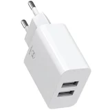 CH-6721 SET ZIDNI Punjač USB-A x 2 + KABL TIP-C, 1m