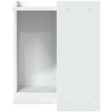 vidaXL Omara za mačje stranišče bela 42x42x51 cm inženirski les | Shoptok.si