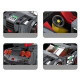 Tehnički blokovi Sportski automobil SIVI 166 dijelova + naljepnice ZA5743 | shoptok.hr