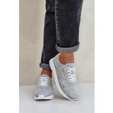 S. BARSKI Suede Patterned Sports Shoes On Platform With Glitter D&A | Shoptok.si