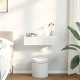  Zidna polica s ladicama bijela 60x26,5x15 cm izrađeno drvo | shoptok.hr