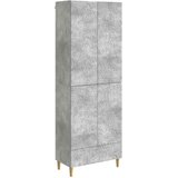  Set ormara 2 pcs Betonska siva Konstruirano drvo | shoptok.hr