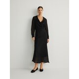 Reserved - Haljina s nabranim efektom - crno | shoptok.hr