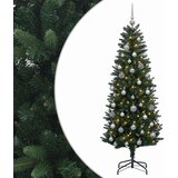  Umjetno božićno drvce s kuglicama 120 cm 150 LED lampica Cijene