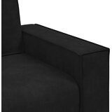 Dvosjed Kauč Crni 180x78x84 cm Baršun | Shoptok.si
