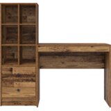 vidaXL Stol s pohranom Stari drvo Konstruirano drvo | shoptok.hr