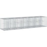  Gabionski uzdignuti krevet 2 pcs Srebrno 260 x 60 x 55 cm | shoptok.hr