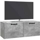 TV Omarica za TV, ki jo lahko montiraš na steno Betonsko siva, (5000210669) | Shoptok.si