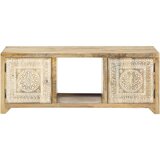  Stolić za kavu 90 x 50 x 35 cm od masivnog drva manga | shoptok.hr