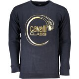 Cavalli Class MEN&#39;S BLUE ZIPLESS SWEATSHIRT | Shoptok.si