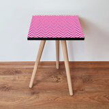 Hanah home klub sto Shp242, 35x42x35 cm, Roze Cene