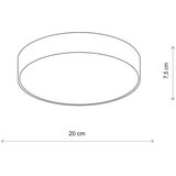  Brilagi - LED RGBW prigušiva plafonska lampa CLARE 1xE27/9W/230V Wi-Fi bež | Eponuda.com