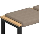  Jastučić za klupu 2 kom. Mikrovlakna Sivosmeđa Dubina 35 cm | shoptok.hr