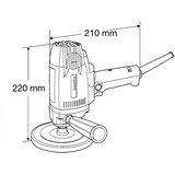 Makita rotacijski brusilnik PV7000C 900W 165mm | Shoptok.si