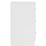  Noćni ormar s ladicama Visoko sjajno bijela 38 x 38 x 66 cm | shoptok.hr