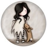 Gorjuss magnet 5,8×0,5cm okrugli i love you little rabbit 294GJ09