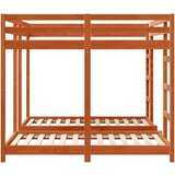  Okvir trojne postelje Voščeno rjava 160 x 200 cm, (5000102320) | Shoptok.si