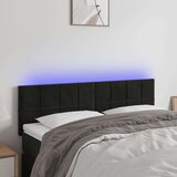 Uzglavlje crno 144x5x78/88 cm baršunasto | shoptok.hr