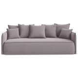 Makamii Baršunasti sklopiva/s prostorom za odlaganje sofa u boji lavande 225 cm Hula – Cijene
