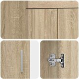  Kupaonski umivaonik s sudoperom Hrast sonoma 42 x 40 x 84,5 cm | shoptok.hr