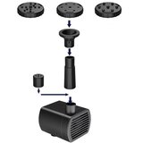 Gardlov solarna fontana za ribnjak – solarna pumpa s 4 mlaznice | Shoptok.si