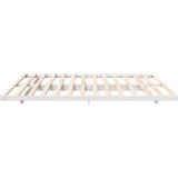 vidaXL Posteljni okvir Bela 180 x 210 cm Trdna borovina | Shoptok.si