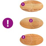 vidaXL Stolna ploča svjetlosmeđa 80x40x2 cm ovalna masivna hrastovina | shoptok.hr