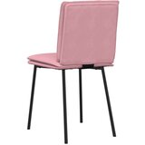  Jedilni stoli 4 kosi roza žamet, (21822216) | Shoptok.si