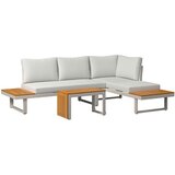 Amatio LOUNGE GARNITURA tkanina akacija masivno aluminij | Shoptok.si