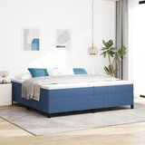 vidaXL Postelja Modra 200x200 cm iz kore, (22008516) | Shoptok.si