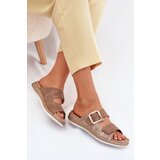 Inblu Womens Sandals With Buckle And Velcro Brown | ePonuda.com