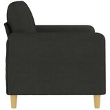 Dvosjed od tkanine crni 120 cm | shoptok.hr
