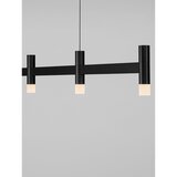 Nova Luce Mat crna LED viseća svjetiljka aluminijska s mogućnosti zatamnjivanja sa sjenilom od akrilnog stakla Poetic – | shoptok.hr