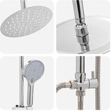  Sustav tuša Srebrno 45 x 20 x 96 cm Mesing Sus201 i ABS | shoptok.hr