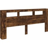 LED uzglavlje boja dimljenog hrasta 220x18,5x103,5 cm | shoptok.hr