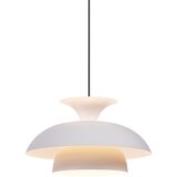 QAZQA Scandinavische hanglamp beige met witte binnenkant - Titus | Shoptok.si