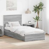  Postelja s shranjevanjem z vzglavjem Siva Sonoma 75 x 190 cm, (5000106089) | Shoptok.si