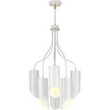 Elstead Lighting Elstead Quinto Stropna svetilka s 6 lučmi, večkraka, bela, starana medenina, E27, (22098252) | Shoptok.si