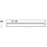 Osram LED prigušiva podkuhinjsko svetlo LINEAR TURN LED/10W/230V 55 cm bela | Eponuda.com