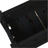  Sadilica crna 77 x 25 x 104,5 cm od masivne borovine | shoptok.hr
