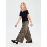 Sinsay Wide leg traperice s leopard printom | shoptok.hr