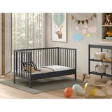 Vipack Antracitno sivi dječji krevet od masivnog bora 60x120 cm DINO – | shoptok.hr