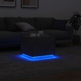  Stolić za kavu s LED svjetlima siva boja betona 50 x 50 x 40 cm | Shoptok.si