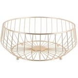 PT LIVING metalna košara za voće u zlatnoj boji Linea, Ø 34 cm Cijene