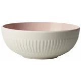 Villeroy & Boch Belo-rožnata porcelanasta skleda Blossom, 850 ml
