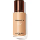 Guerlain Terracotta Le Teint Glow tekoči puder z učinkom osvetljevanja za naraven videz odtenek 3,5W Warm 35 ml