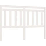  Uzglavlje za krevet bijelo 166 x 4 x 100 cm od masivne borovine | shoptok.hr