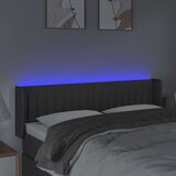  Posteljno vzglavje temno sivo 147x16x78/88 cm blago, (20951956) | Shoptok.si
